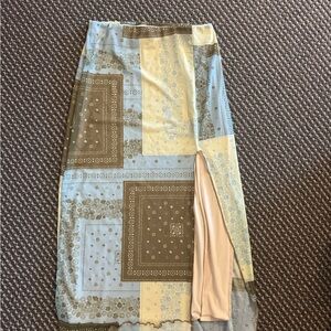 Urban Outfitters Olive patchwork Skirt